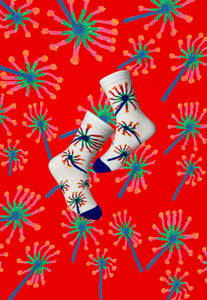 FIREWORK OF LOVE KIDS' ANKLE SOCKS